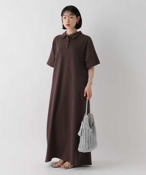 ワンピース 「WEB限定」機能性ポンチポロカットワンピース | BAYFLOW | 03