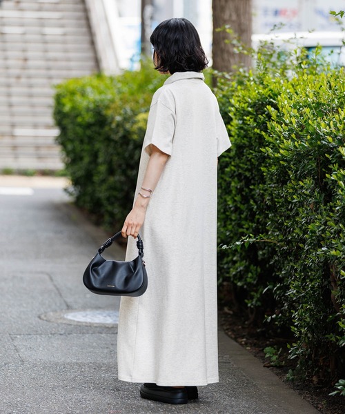 ワンピース 「WEB限定」機能性ポンチポロカットワンピース | BAYFLOW | 07