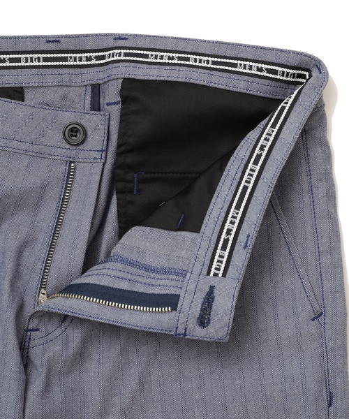 「MEN'S BIGI」 スラックス 04 ブラック メンズ_画像8