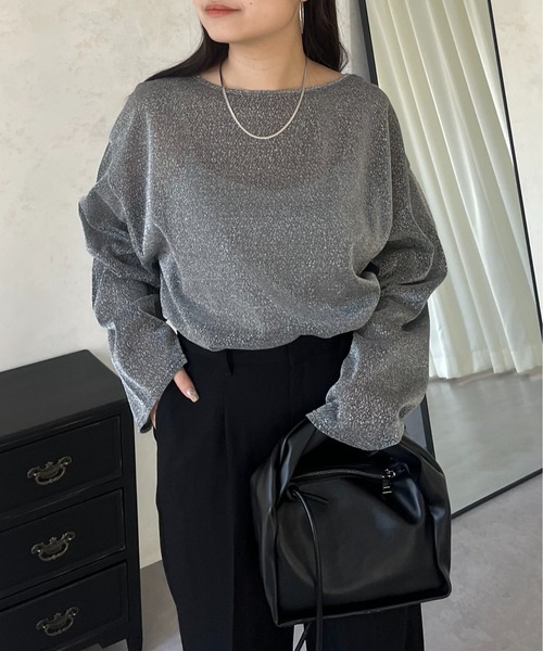「prose verse」 長袖カットソー MEDIUM ブラック レディース_画像5