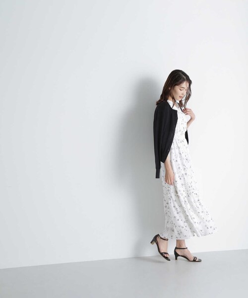 「NATURAL BEAUTY BASIC」 ニットカーディガン FREE オフホワイト レディース_画像8