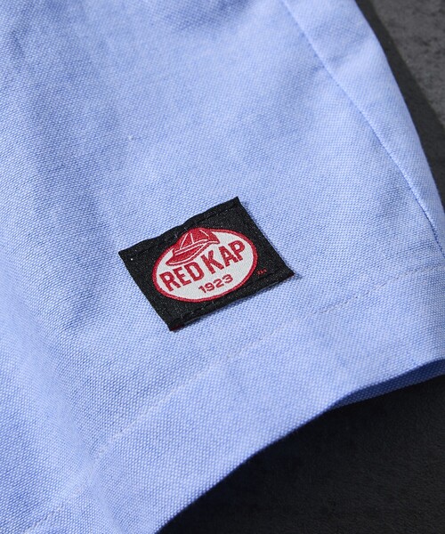 「RED KAP」 「FREAK’S STORE」半袖シャツ「RED KAPコラボ」 MEDIUM サックスブルー メンズ_画像5