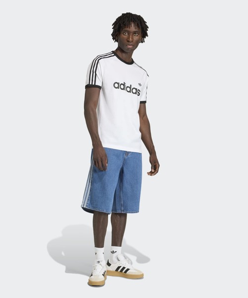 adidas（アディダス） ハーフパンツ ワイドパンツ ジーンズ メンズ