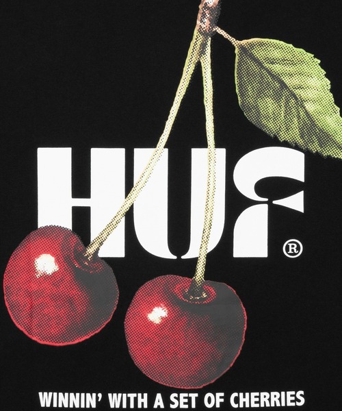 「HUF」 半袖Tシャツ L ブラック メンズ_画像2