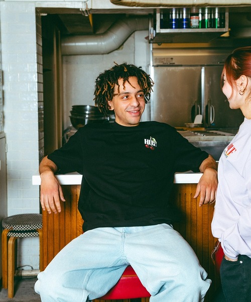「HUF」 半袖Tシャツ L ブラック メンズ_画像8