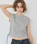 tシャツ サイドリボントップス レディースの詳細画像4