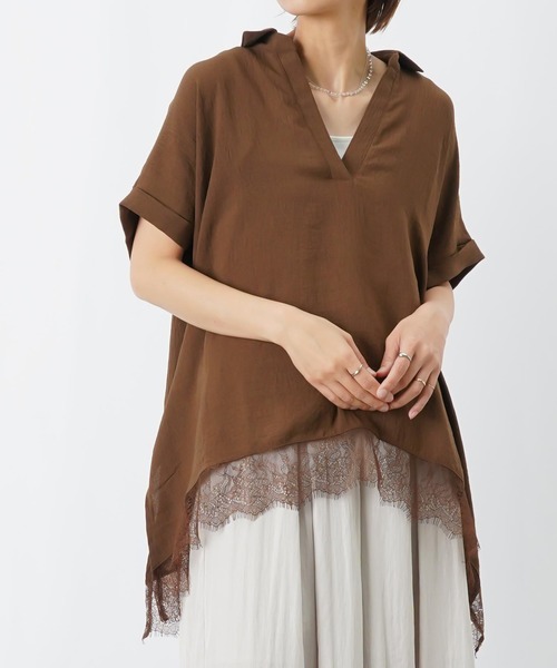 LADY LUCK LUCA（レディラックルカ） tシャツ LC/LLL 裾レース