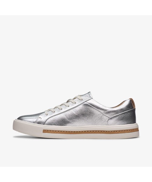 「Clarks」 ローカットスニーカー UK3.5 シルバー レディース_画像4