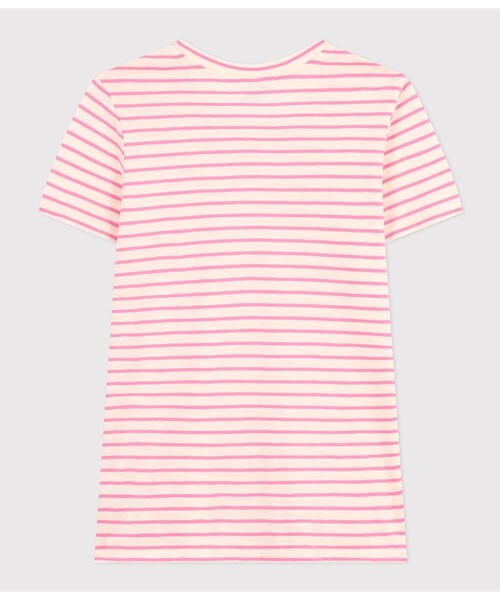 「PETIT BATEAU」 半袖Tシャツ MEDIUM ピンク レディース_画像5