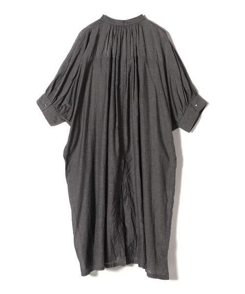 「Fanaka」 7分袖ワンピース ONE SIZE ブルー レディース_画像3