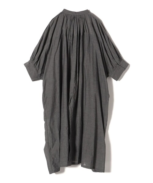「Fanaka」 7分袖ワンピース ONE SIZE ブルー レディース_画像5