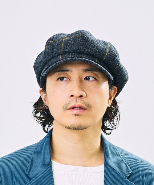 Mr.FATMAN 帽子 キャスケット メンズ Herringbone casquette メンズ