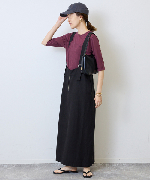 tシャツ 「WEB限定/追加2」シアー天竺5分袖Tシャツ レディース | SLOBE IENA | 23