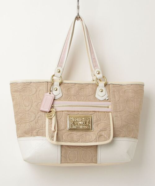 COACH（コーチ） トートバッグ - ベージュ レディース : ZOZOTOWN