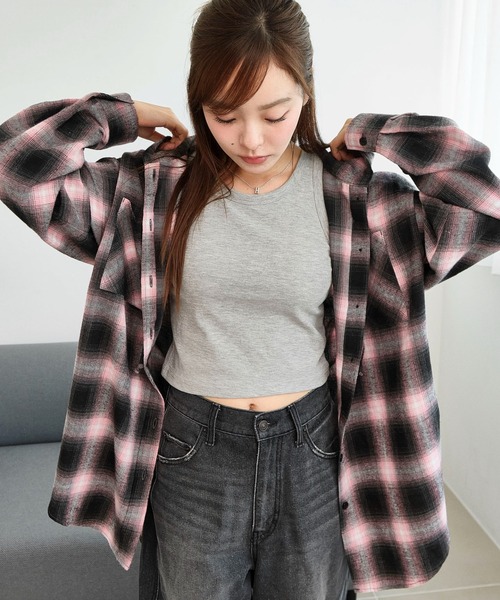 「WEGO」 長袖ブラウス FREE ブラック レディース_画像4