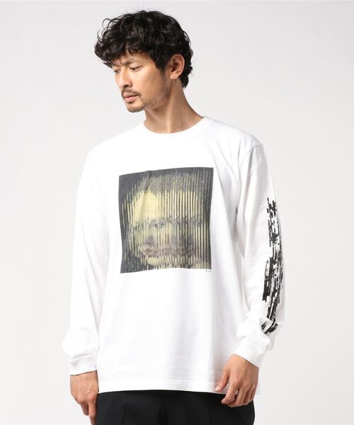 Sync. tシャツ Sync.「KOSUKE KAWAMURA」LONG SLEEVE TEE ”AFTERIMAGE 