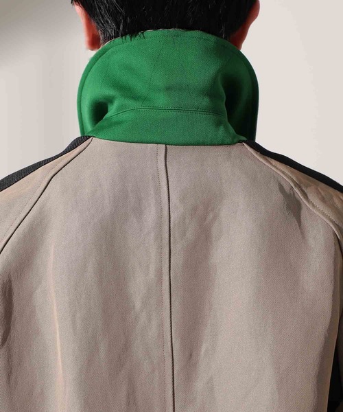 UNITED TOKYO ステンカラーコート ペーパーシャンブレーステンカラー