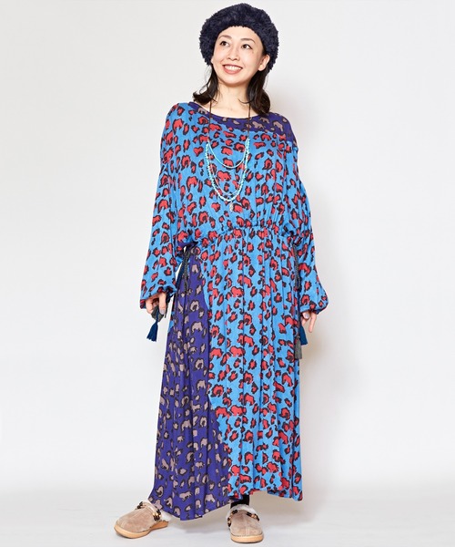 ワンピース チャイハネ サファリ柄ロングワンピース Zozotown Paypayモール店 通販 Paypayモール