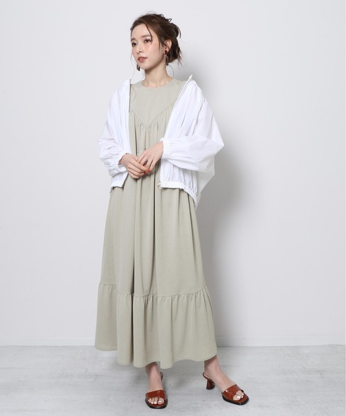 好評お得 ワンピース - 通販 - PayPayモール リフラクスティアードワンピース ZOZOTOWN PayPayモール店 即納低価