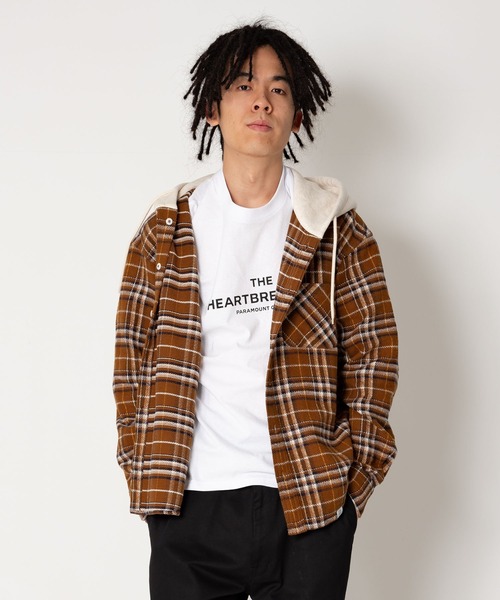 シャツ ブラウス L/S FLANNEL HOODED SHIRT ”GUMMO L/S FLANNEL HOODED SHIRT BEDWIN THE HEARTBREAKERS，ベドウィン アンド