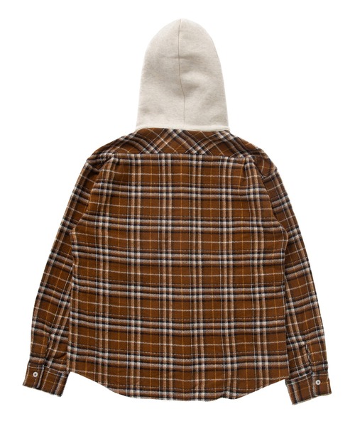 シャツ ブラウス L/S FLANNEL HOODED SHIRT ”GUMMO L/S FLANNEL HOODED SHIRT BEDWIN THE HEARTBREAKERS，ベドウィン アンド