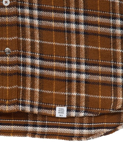 シャツ ブラウス L/S FLANNEL HOODED SHIRT ”GUMMO L/S FLANNEL HOODED SHIRT BEDWIN THE HEARTBREAKERS，ベドウィン アンド