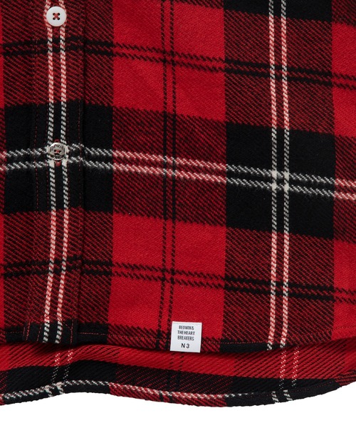 シャツ ブラウス L/S FLANNEL HOODED SHIRT ”GUMMO L/S FLANNEL HOODED SHIRT BEDWIN THE HEARTBREAKERS，ベドウィン アンド