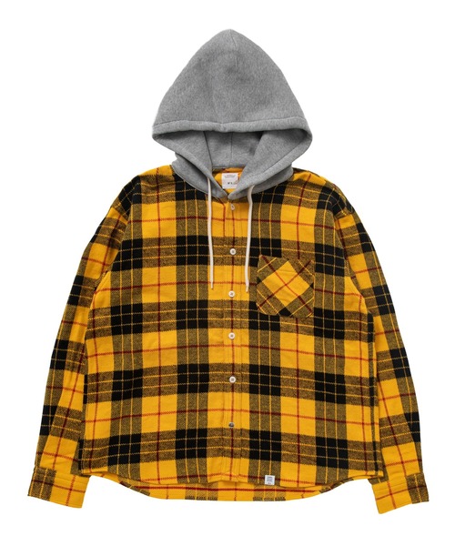 シャツ ブラウス L/S FLANNEL HOODED SHIRT ”GUMMO L/S FLANNEL HOODED SHIRT BEDWIN THE HEARTBREAKERS，ベドウィン アンド