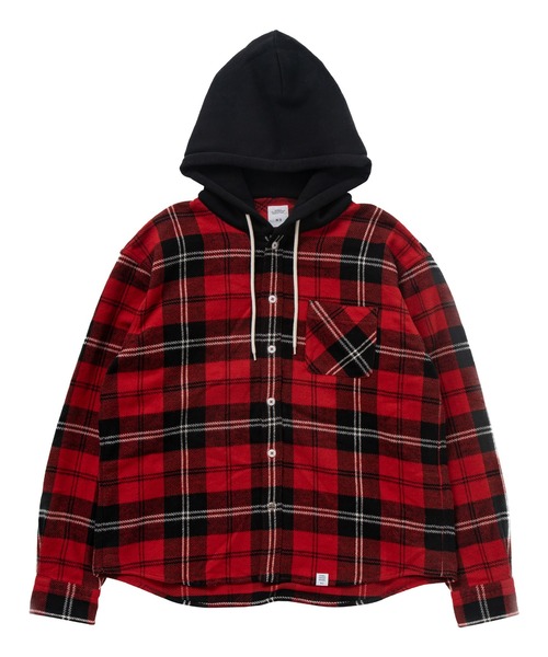 シャツ ブラウス L/S FLANNEL HOODED SHIRT ”GUMMO L/S FLANNEL HOODED SHIRT BEDWIN THE HEARTBREAKERS，ベドウィン アンド