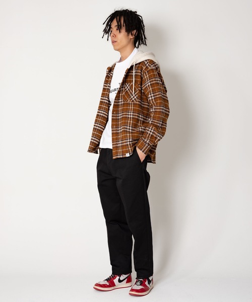 シャツ ブラウス L/S FLANNEL HOODED SHIRT ”GUMMO L/S FLANNEL HOODED SHIRT BEDWIN THE HEARTBREAKERS，ベドウィン アンド