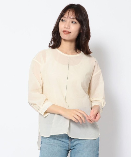 tシャツ DROIT BELLO（ドロイトベロ）シアーブラウス レディース