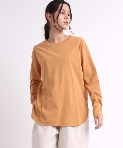 tシャツ M1801 オーガニックコットンベーシックロンＴ レディース