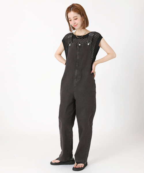 B.C STOCK サロペット オーバーオール ワークデニムサロペット