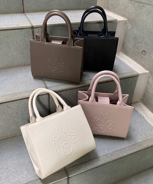 one after another NICE CLAUP ショルダーバッグ バッグ ロゴモチーフ 