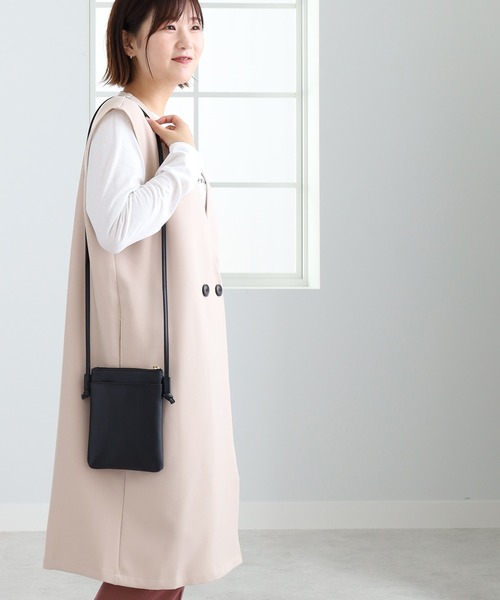 digne ノーカラージレ シアー ダンボール カット ノーカラー ZIP up ジャケット