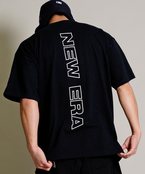 メンズ tシャツ Tシャツ 「 ムラサキスポーツ別注」NEW ERA/ニューエラ Rear Vertical Logo オーバーサイズ バックロゴプリ｜zozo