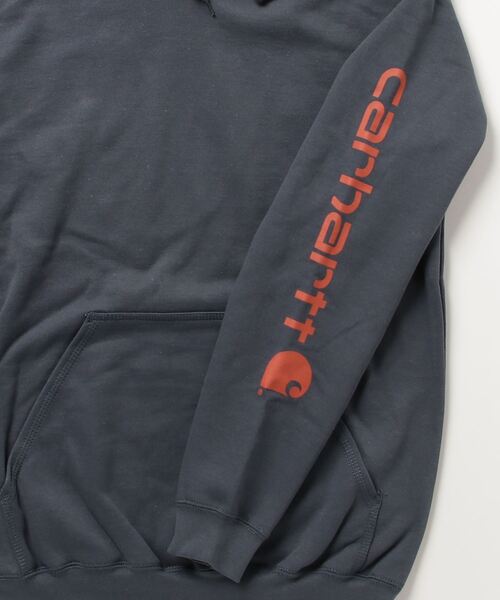 パーカー 「Carhartt」SLEEVE LOGO HOODED レディース メンズ Carhartt パーカー 「Carhartt」SLEEVE LOGO HOODED レディース