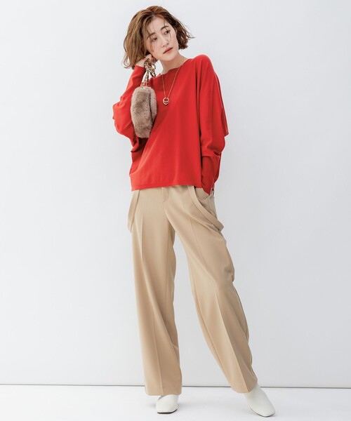 23区（ニジュウサンク） パンツ 「洗える」ストレッチダブルクロス