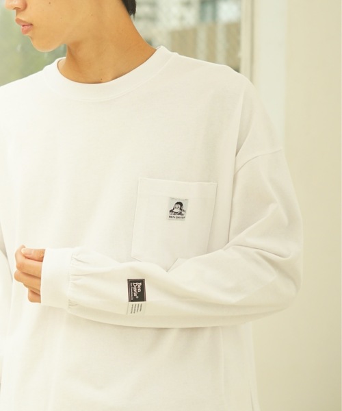 BEN DAVIS（ベンデイビス） tシャツ ポケ付き ビッグシルエット ロンT