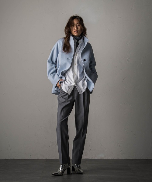 【新品・タグ付き】MAYSON GREY  ダブルクロス   バレルパンツ XS 新品・タグ付き】MAYSON GREY ダブルクロス バレルパンツ XS