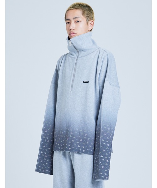 トレーナー スウェット /Little sunny bite/original flower print sweat crew レディース メンズ Little sunny bite トレーナー スウェット 「8」「it」「Little