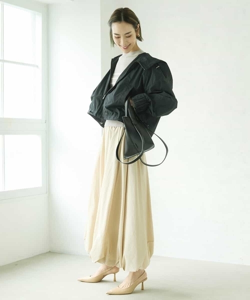 MICHEL KLEIN ブルゾン アウター 「セットアップ対応」ドロスト