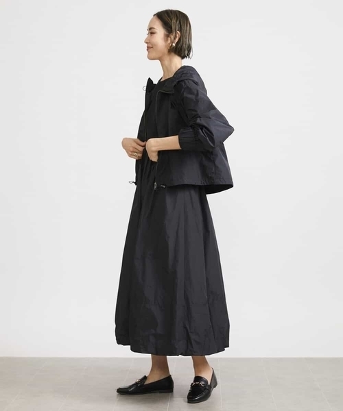 ミッシェルクラン　ドロストコンパクトブルゾン MICHEL KLEIN ブルゾン アウター 「セットアップ対応」ドロスト