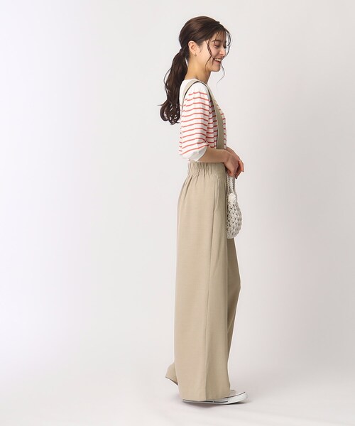 国内発送★Sabo Skirtアマリトップス＆パンツセット(WH-上下) AMBIDEX Store ○○2PCS Silver tulle スカートパンツ(F グレー