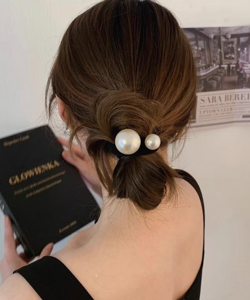 ARCHIVER ヘアゴム 「76」カラフルスパイラルヘアゴム 4個セット