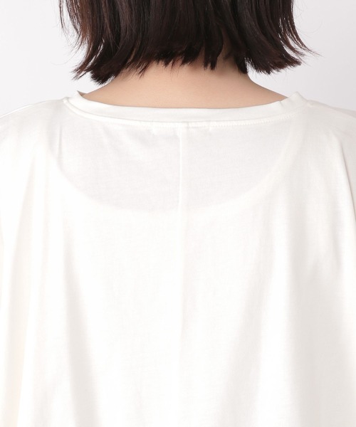 studio CLIP tシャツ Tシャツ 裾ギャザープルオーバー レディース 