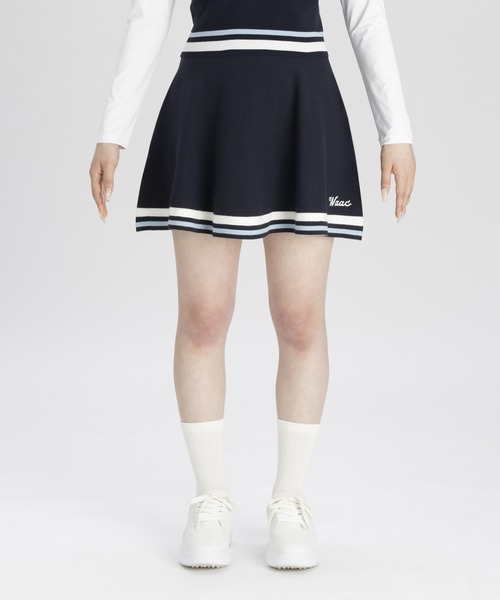 WAAC カラーラインニットスカート 24 スカート 「WAAC」WOMENS カラーラインニットスカート
