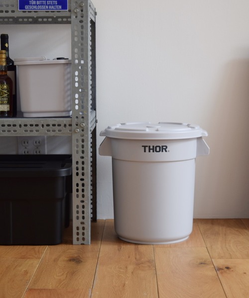 THOR ROUND BUCKETラウンドバケツ 蓋付き 収納ボックス 38L THOR ROUND BUCKET DC ソー ラウンドバケツ ディーシー 蓋付き