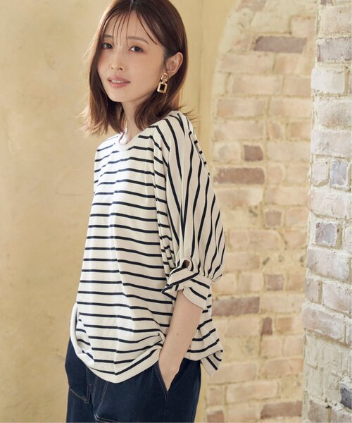 ikka tシャツ 冷感ツイストドルマンプルオーバー レディース
