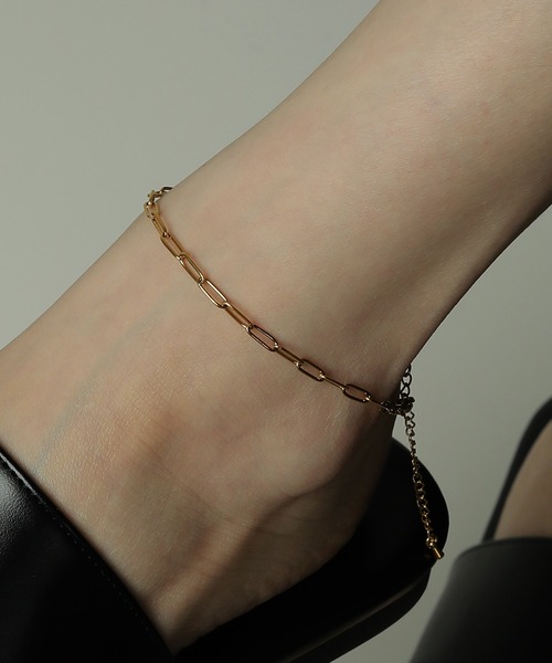 【les bon bon】swing anklet white gold K10 les bonbon（ルボンボン） アンクレット 「les bonbon」swing anklet